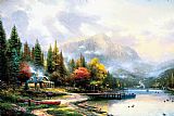 Thomas Kinkade End of a Perfect Day III painting